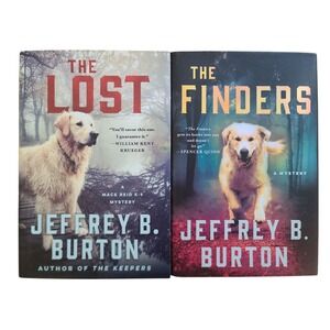 The Lost The Finders Jeffrey B Burton Mace Reid K9 Mystery Books Set of 2
